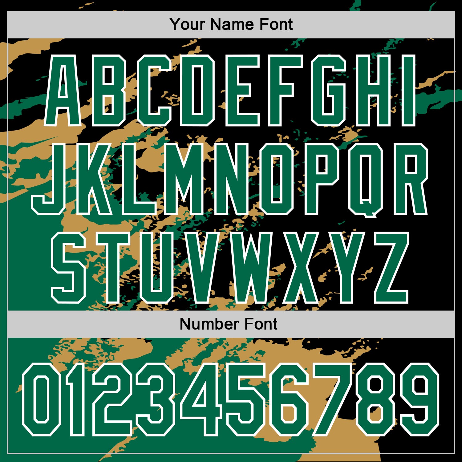 Custom Stitched Black Kelly Green Old Gold-White 3D Pattern Design Abstract Fragment Art Splash Sports Pullover Sweatshirt Hoodie