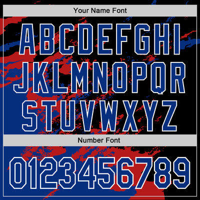 Custom Stitched Black Royal Red-White 3D Pattern Design Abstract Fragment Art Splash Sports Pullover Sweatshirt Hoodie