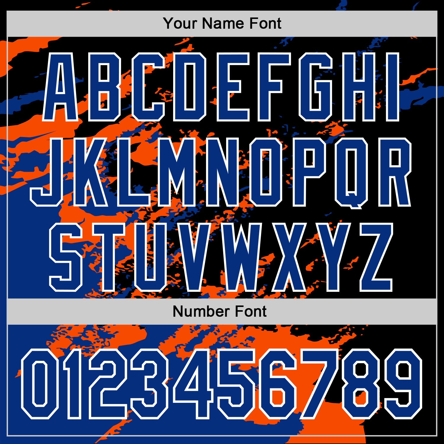 Custom Stitched Black Royal Orange-White 3D Pattern Design Abstract Fragment Art Splash Sports Pullover Sweatshirt Hoodie