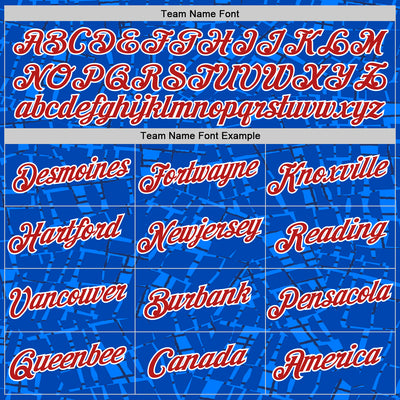 Custom Stitched Royal Red-White 3D Pattern Design Line Sports Pullover Sweatshirt Hoodie