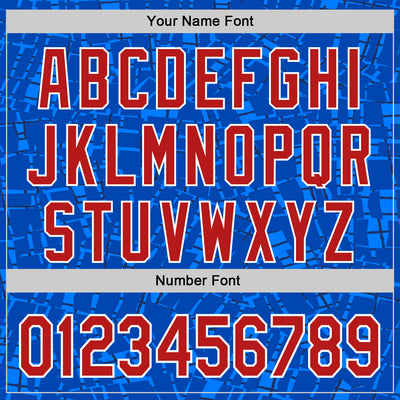 Custom Stitched Royal Red-White 3D Pattern Design Line Sports Pullover Sweatshirt Hoodie