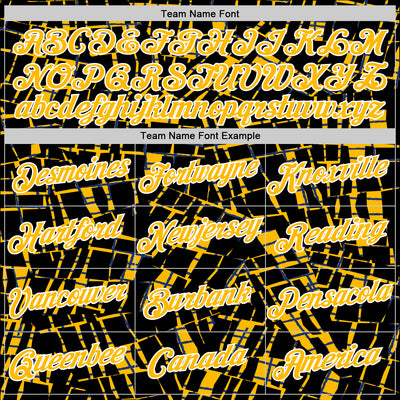 Custom Stitched Black Gold-White 3D Pattern Design Line Sports Pullover Sweatshirt Hoodie