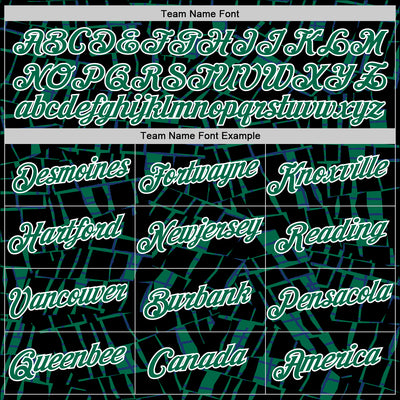 Custom Stitched Black Kelly Green-White 3D Pattern Design Line Sports Pullover Sweatshirt Hoodie