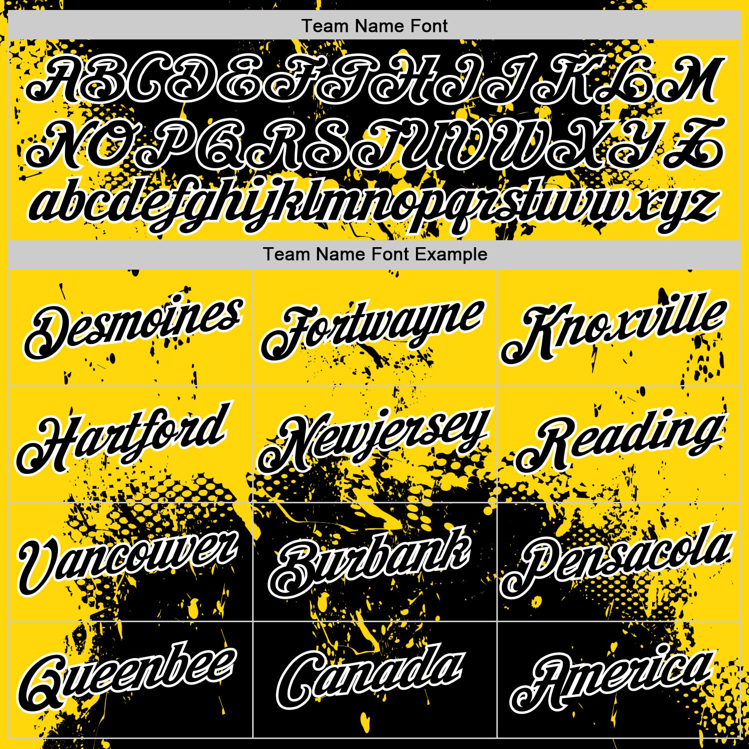 Custom Stitched Black Yellow-White 3D Pattern Design Abstract Splatter Grunge Art Sports Pullover Sweatshirt Hoodie