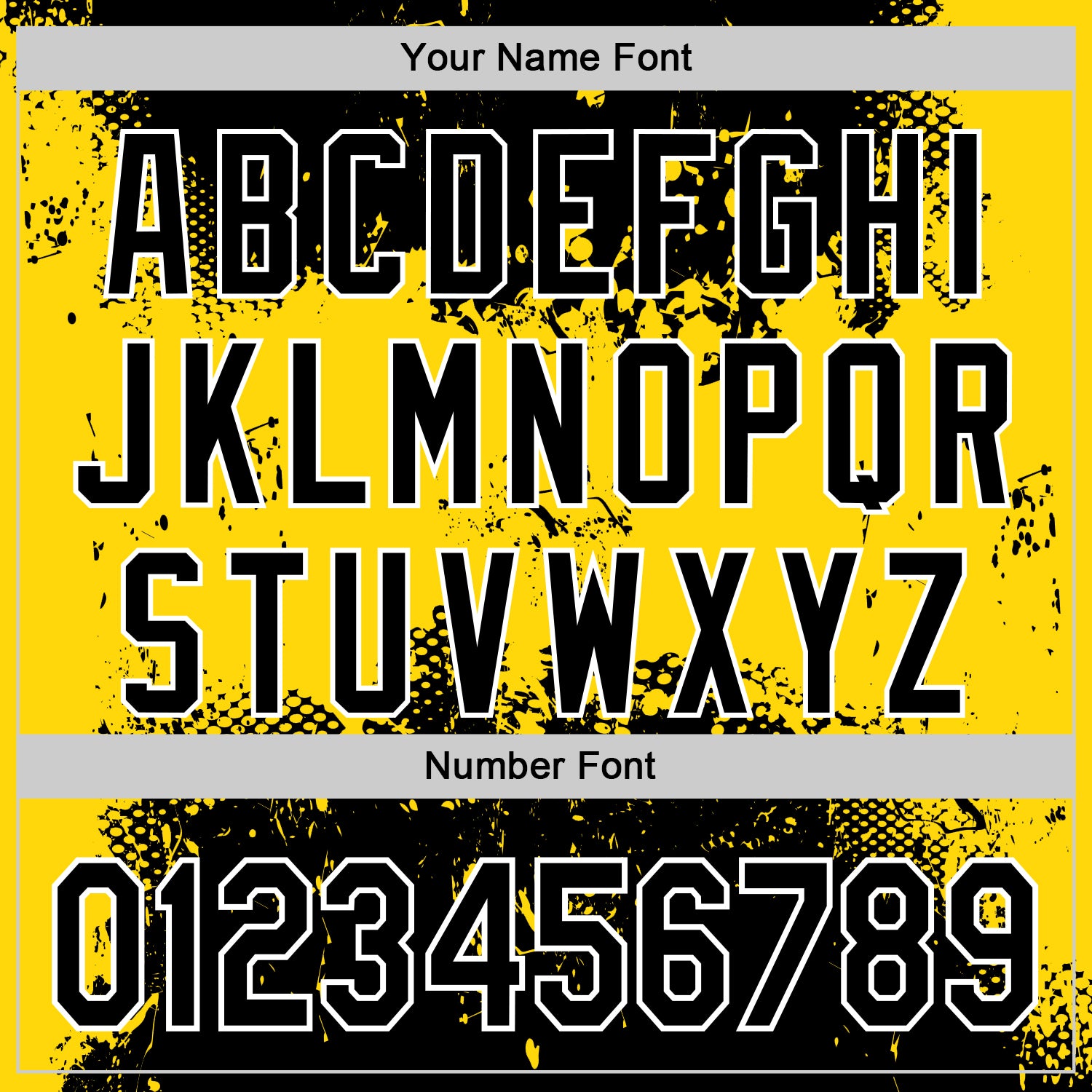 Custom Stitched Black Yellow-White 3D Pattern Design Abstract Splatter Grunge Art Sports Pullover Sweatshirt Hoodie