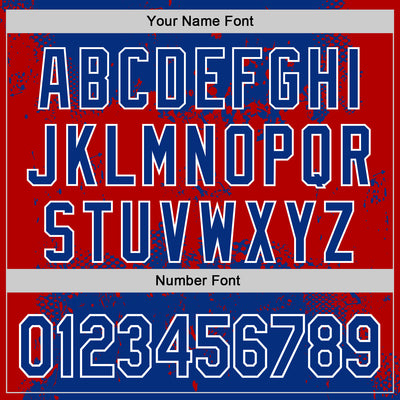 Custom Stitched Royal Red-White 3D Pattern Design Abstract Splatter Grunge Art Sports Pullover Sweatshirt Hoodie