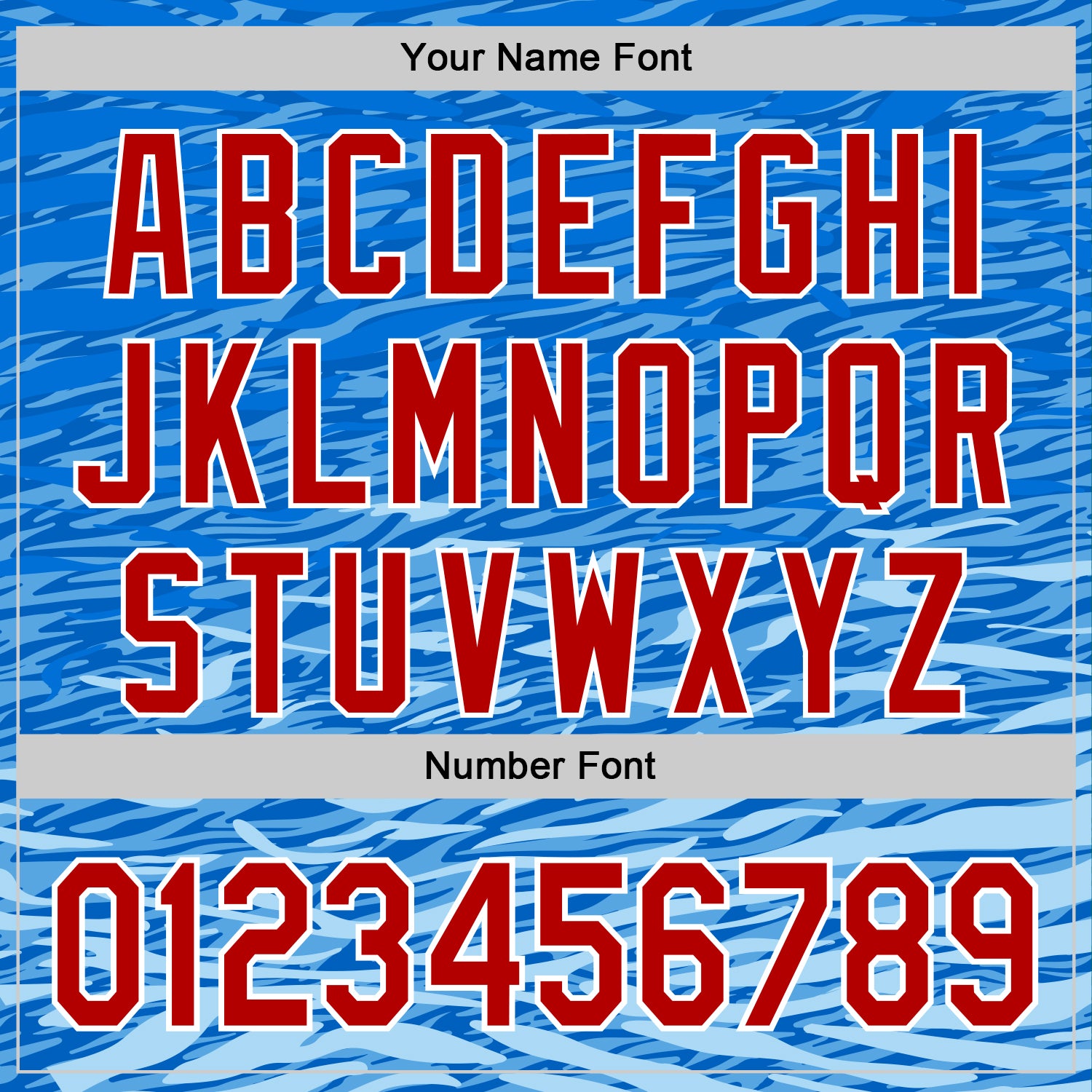 Custom Stitched Royal Red-White 3D Pattern Design Wave Sports Pullover Sweatshirt Hoodie