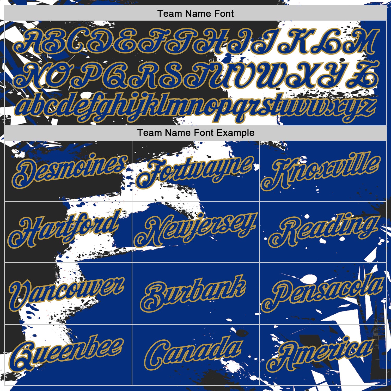 Custom Stitched Black Royal Old Gold-White 3D Pattern Design Splash Torn Paper Style Sports Pullover Sweatshirt Hoodie