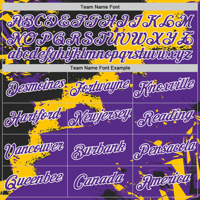 Custom Stitched Black Purple Yellow-White 3D Pattern Design Splash Torn Paper Style Sports Pullover Sweatshirt Hoodie