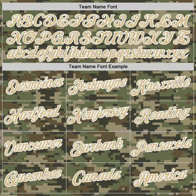 Custom Stitched Camo Vegas Gold-White 3D Salute To Service Sports Pullover Sweatshirt Hoodie