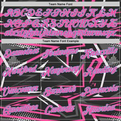 Custom Stitched Black Pink Light Blue-White 3D Pattern Design Line Sports Pullover Sweatshirt Hoodie