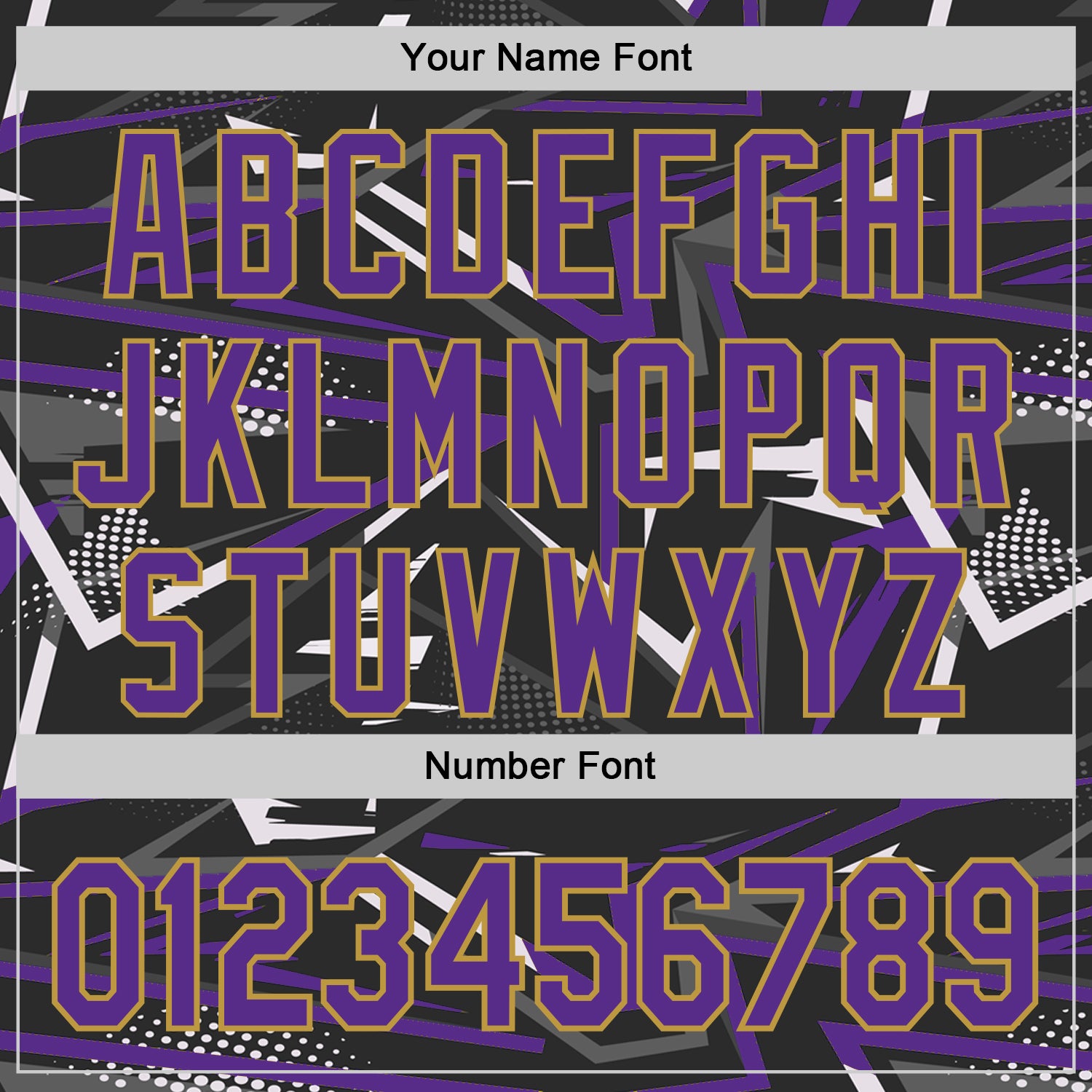 Custom Stitched Black Purple Old Gold-White 3D Pattern Design Line Sports Pullover Sweatshirt Hoodie