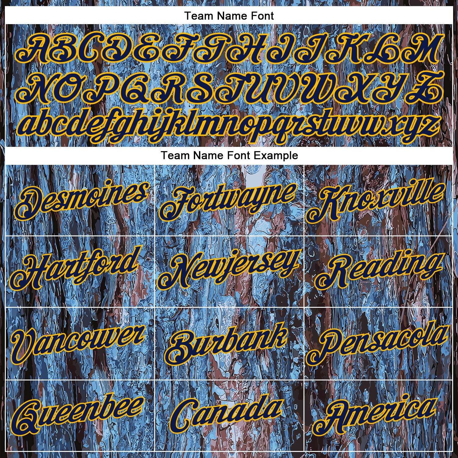 Custom Stitched Blue Navy-Gold 3D Pattern Design Tree Camo Hunting Sports Pullover Sweatshirt Hoodie