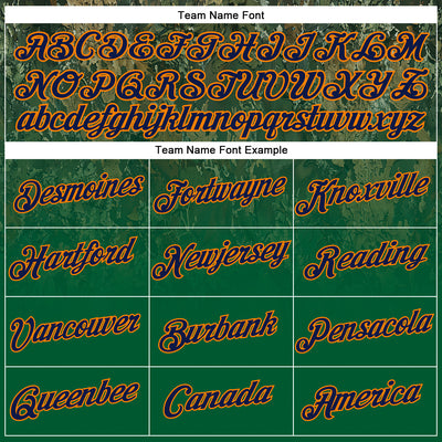 Custom Stitched Green Navy-Bay Orange 3D Pattern Design Tree Camo Gradient Hunting Sports Pullover Sweatshirt Hoodie