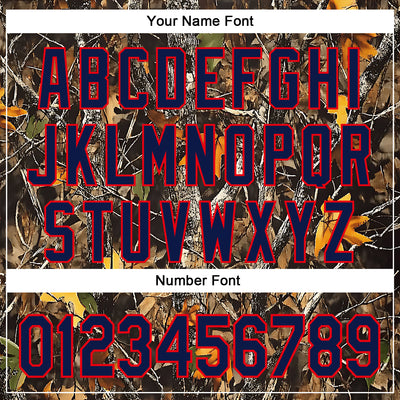 Custom Stitched Olive Navy-Fire Red 3D Pattern Design Tree Camo Hunting Sports Pullover Sweatshirt Salute To Service Hoodie