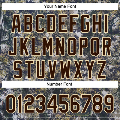 Custom Stitched Olive Brown-Cream 3D Pattern Design Tree Camo Hunting Sports Pullover Sweatshirt Salute To Service Hoodie