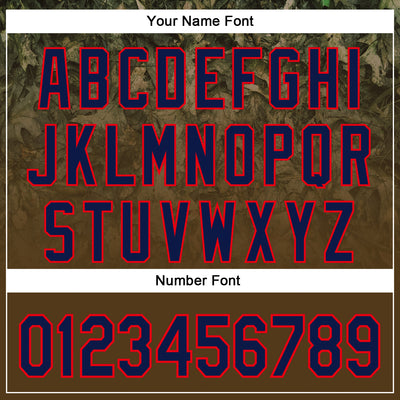 Custom Stitched Olive Navy-Fire Red 3D Pattern Design Tree Camo Gradient Hunting Sports Pullover Sweatshirt Salute To Service Hoodie