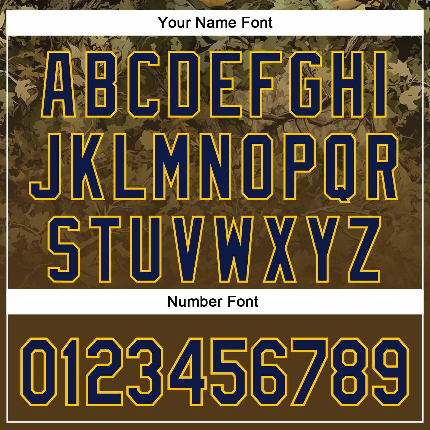 Custom Stitched Olive Navy-Yellow 3D Pattern Design Tree Camo Gradient Hunting Sports Pullover Sweatshirt Salute To Service Hoodie