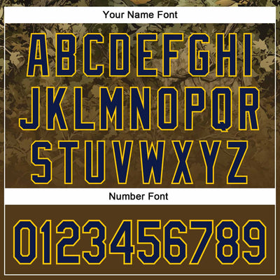 Custom Stitched Olive Navy-Yellow 3D Pattern Design Tree Camo Gradient Hunting Sports Pullover Sweatshirt Salute To Service Hoodie