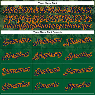 Custom Stitched Green Navy-Bay Orange 3D Pattern Design Tree Camo Gradient Hunting Sports Pullover Sweatshirt Hoodie