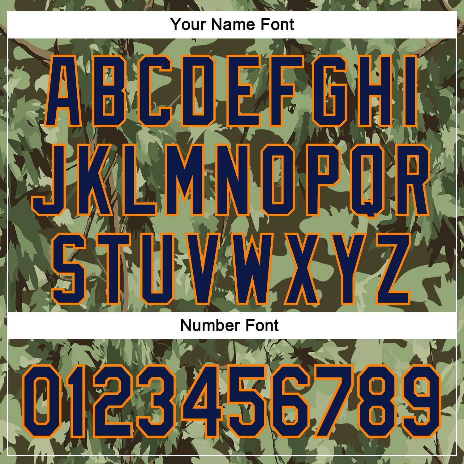 Custom Stitched Green Navy-Bay Orange 3D Pattern Design Tree Camo Hunting Sports Pullover Sweatshirt Hoodie