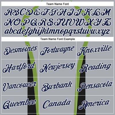 Custom Stitched Gray Navy Black Green-White 3D Pattern Design Sportswear Pullover Sweatshirt Hoodie