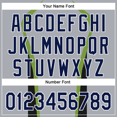 Custom Stitched Gray Navy Black Green-White 3D Pattern Design Sportswear Pullover Sweatshirt Hoodie