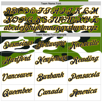 Custom Stitched White Navy Black-Gold 3D Pattern Design Camo Military Sportswear Pullover Sweatshirt Hoodie