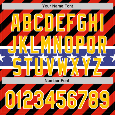 Custom Stitched Black Yellow Red Blue-White 3D Pattern Design American Flag Inspire Patriotic Sportswear Pullover Sweatshirt Hoodie