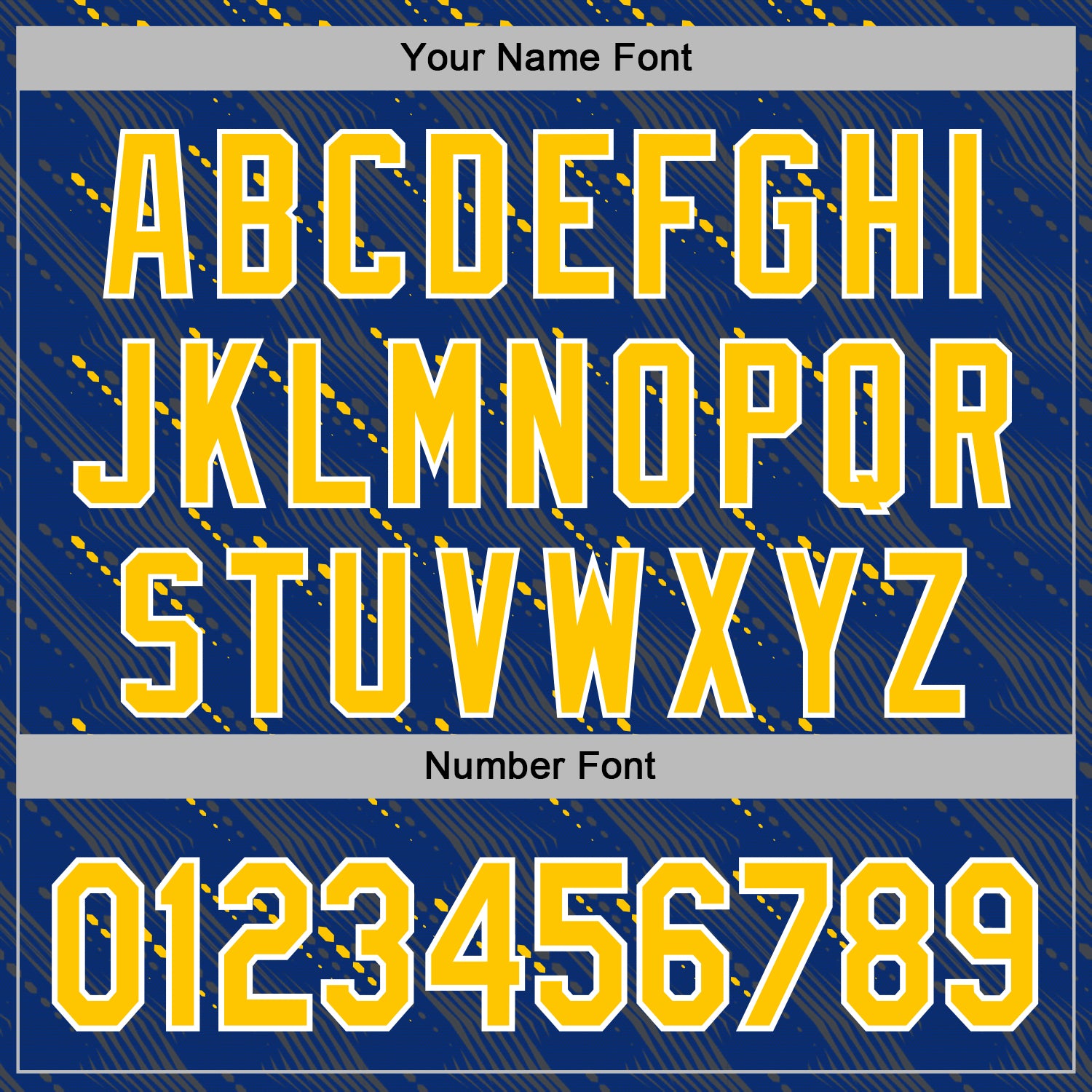 Custom Stitched Royal Yellow-White Slant Lines Sports Pullover Sweatshirt Hoodie