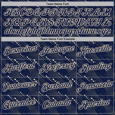 Custom Stitched Navy Cream Slant Lines Sports Pullover Sweatshirt Hoodie