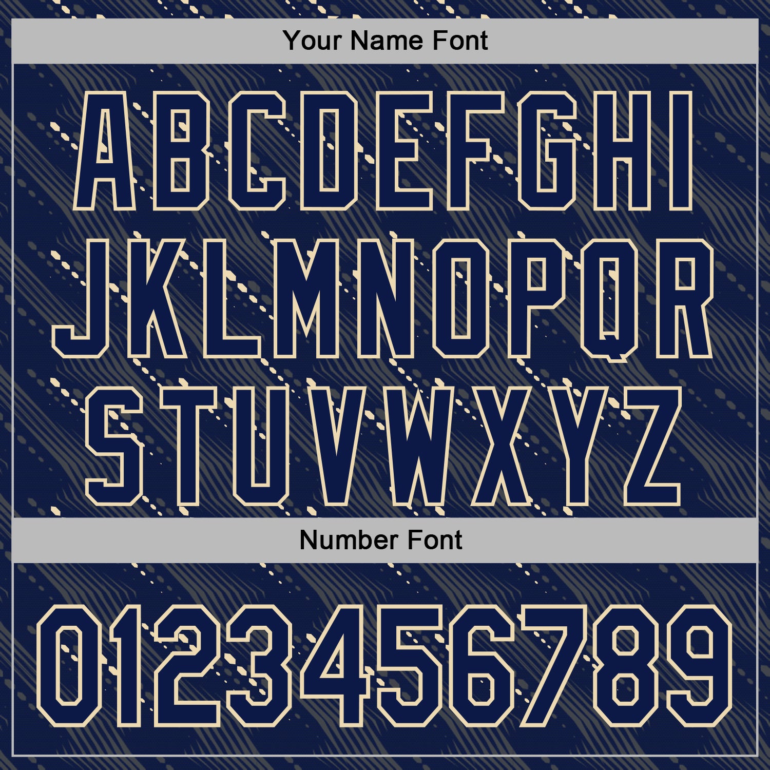 Custom Stitched Navy Cream Slant Lines Sports Pullover Sweatshirt Hoodie