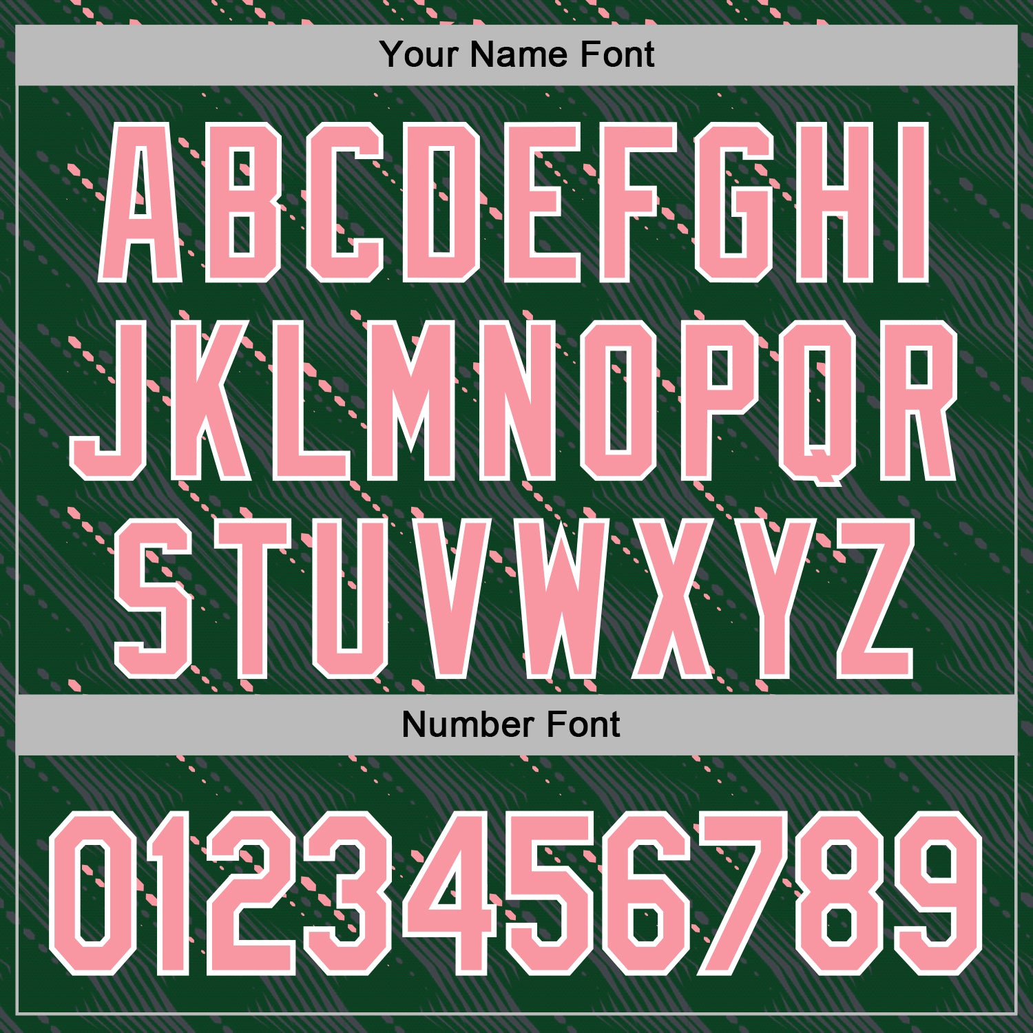 Custom Stitched Green Medium Pink-White Slant Lines Sports Pullover Sweatshirt Hoodie