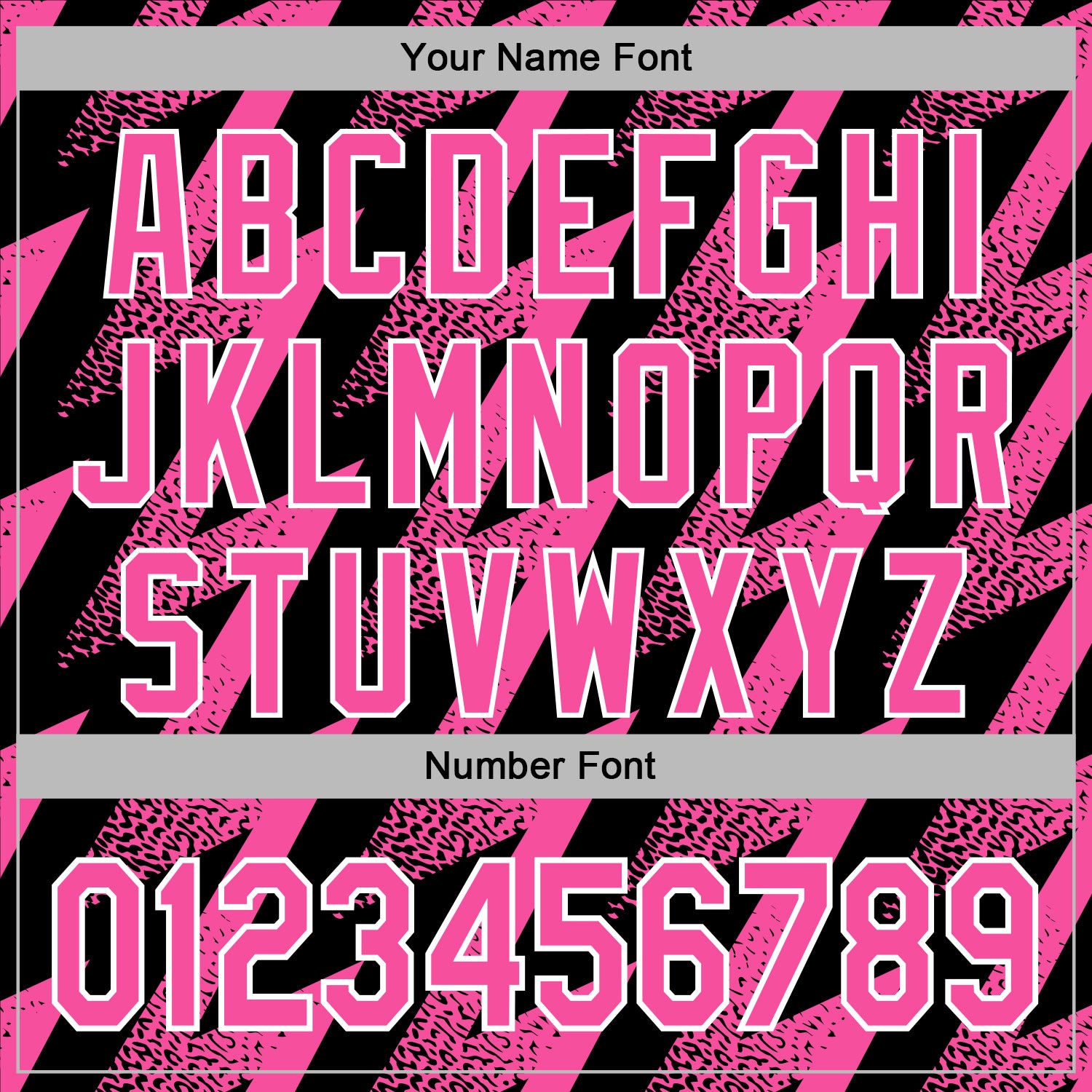 Custom Stitched Black Pink-White Zigzag Shape Sports Pullover Sweatshirt Hoodie