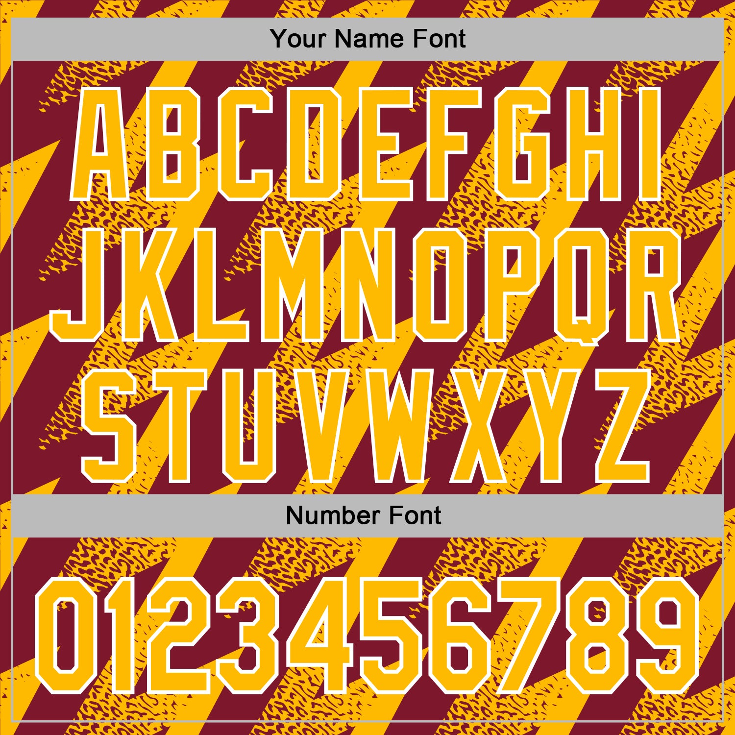 Custom Stitched Crimson Gold-White Zigzag Shape Sports Pullover Sweatshirt Hoodie