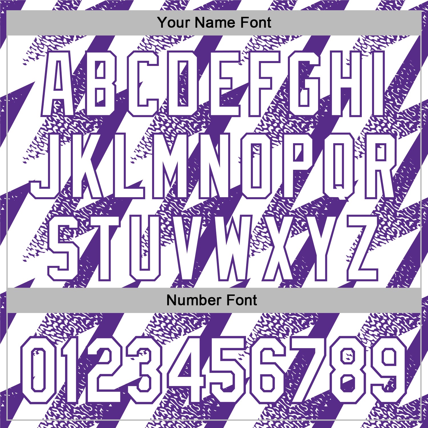 Custom Stitched White Purple Zigzag Shape Sports Pullover Sweatshirt Hoodie