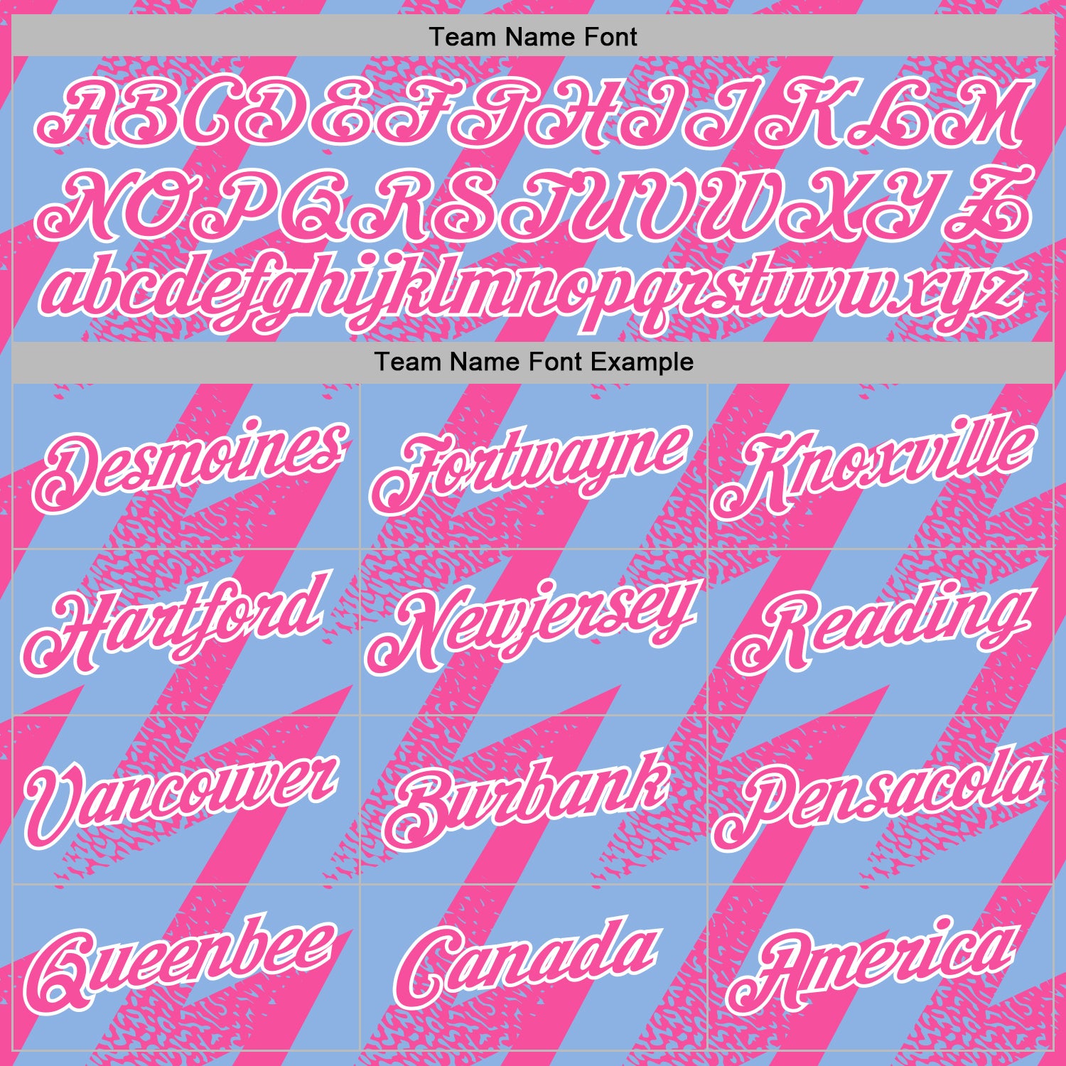 Custom Stitched Light Blue Pink-White Zigzag Shape Sports Pullover Sweatshirt Hoodie