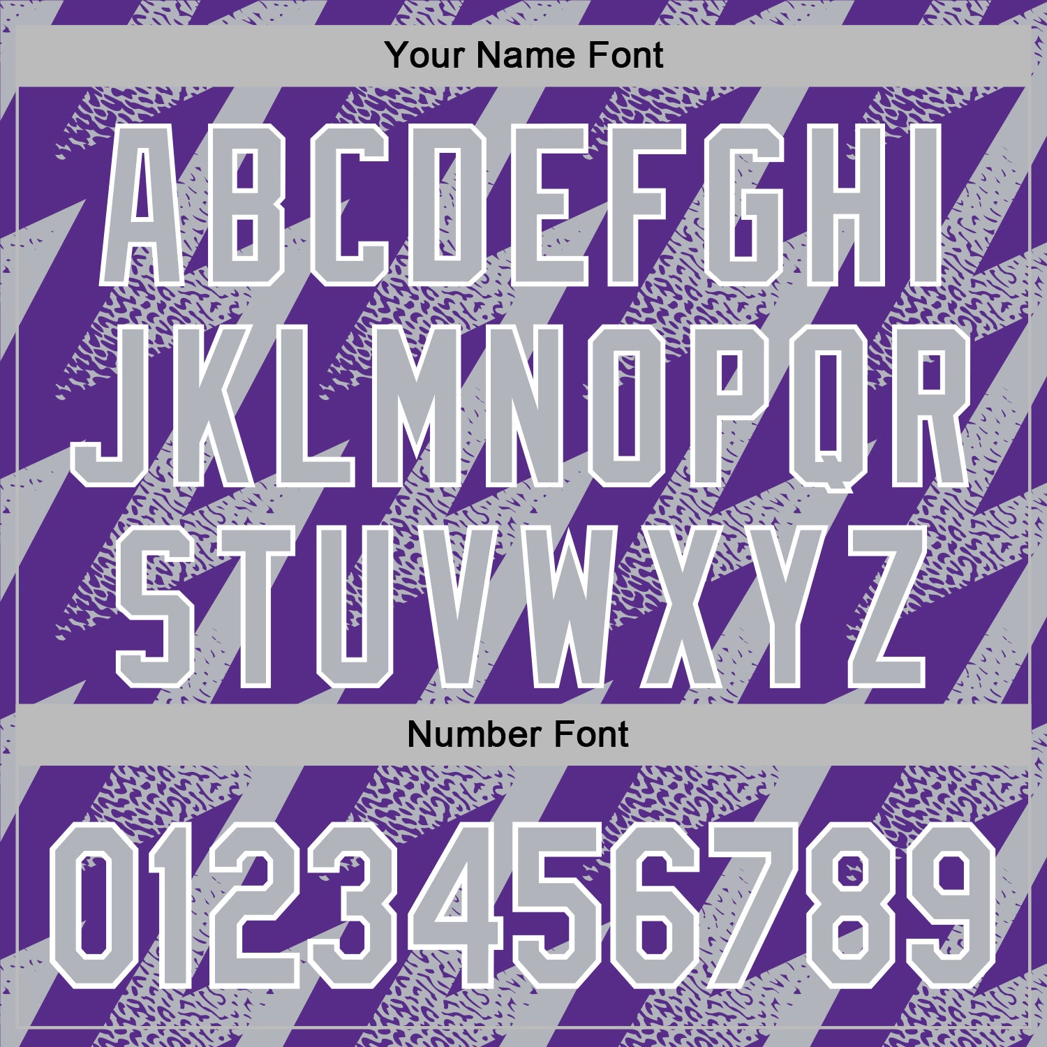 Custom Stitched Purple Gray-White Zigzag Shape Sports Pullover Sweatshirt Hoodie