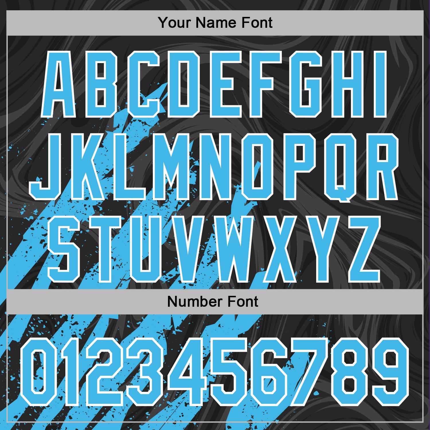 Custom Stitched Black Sky Blue-White Splash Sports Pullover Sweatshirt Hoodie