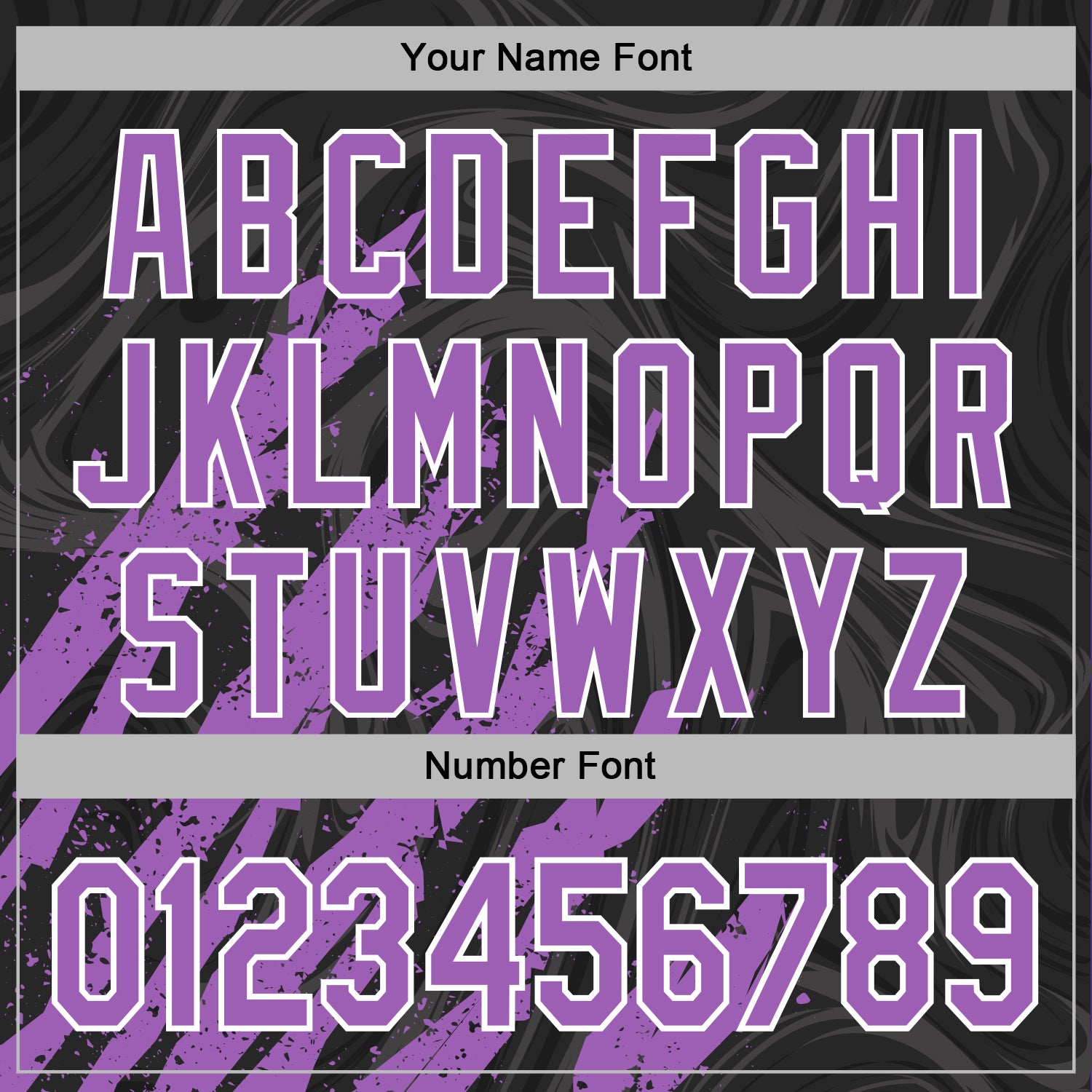 Custom Stitched Black Medium Purple-White Splash Sports Pullover Sweatshirt Hoodie