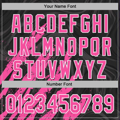 Custom Stitched Black Pink-White Splash Sports Pullover Sweatshirt Hoodie