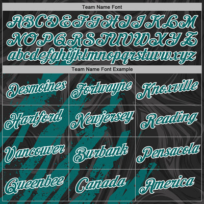 Custom Stitched Black Teal-White Splash Sports Pullover Sweatshirt Hoodie