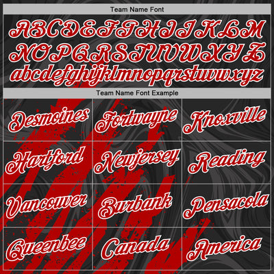 Custom Stitched Black Red-White Splash Sports Pullover Sweatshirt Hoodie