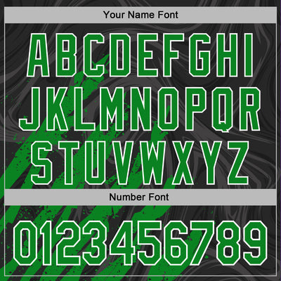 Custom Stitched Black Grass Green-White Splash Sports Pullover Sweatshirt Hoodie