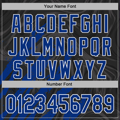 Custom Stitched Black Royal-White Splash Sports Pullover Sweatshirt Hoodie