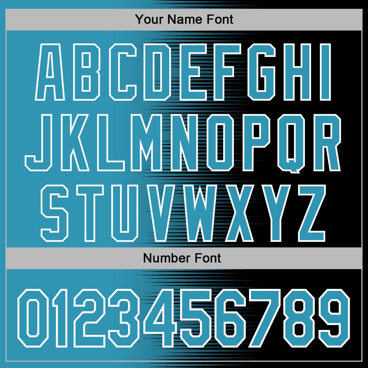 Custom Stitched Black Panther Blue-White Gradient Line Sports Pullover Sweatshirt Hoodie