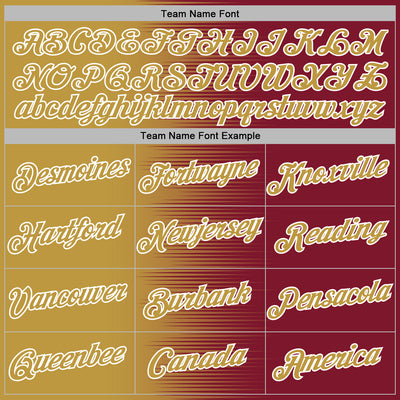 Custom Stitched Crimson Old Gold-White Gradient Line Sports Pullover Sweatshirt Hoodie