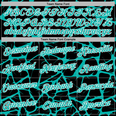 Custom Stitched Black Aqua-White Abstract Network Pattern Sports Pullover Sweatshirt Hoodie