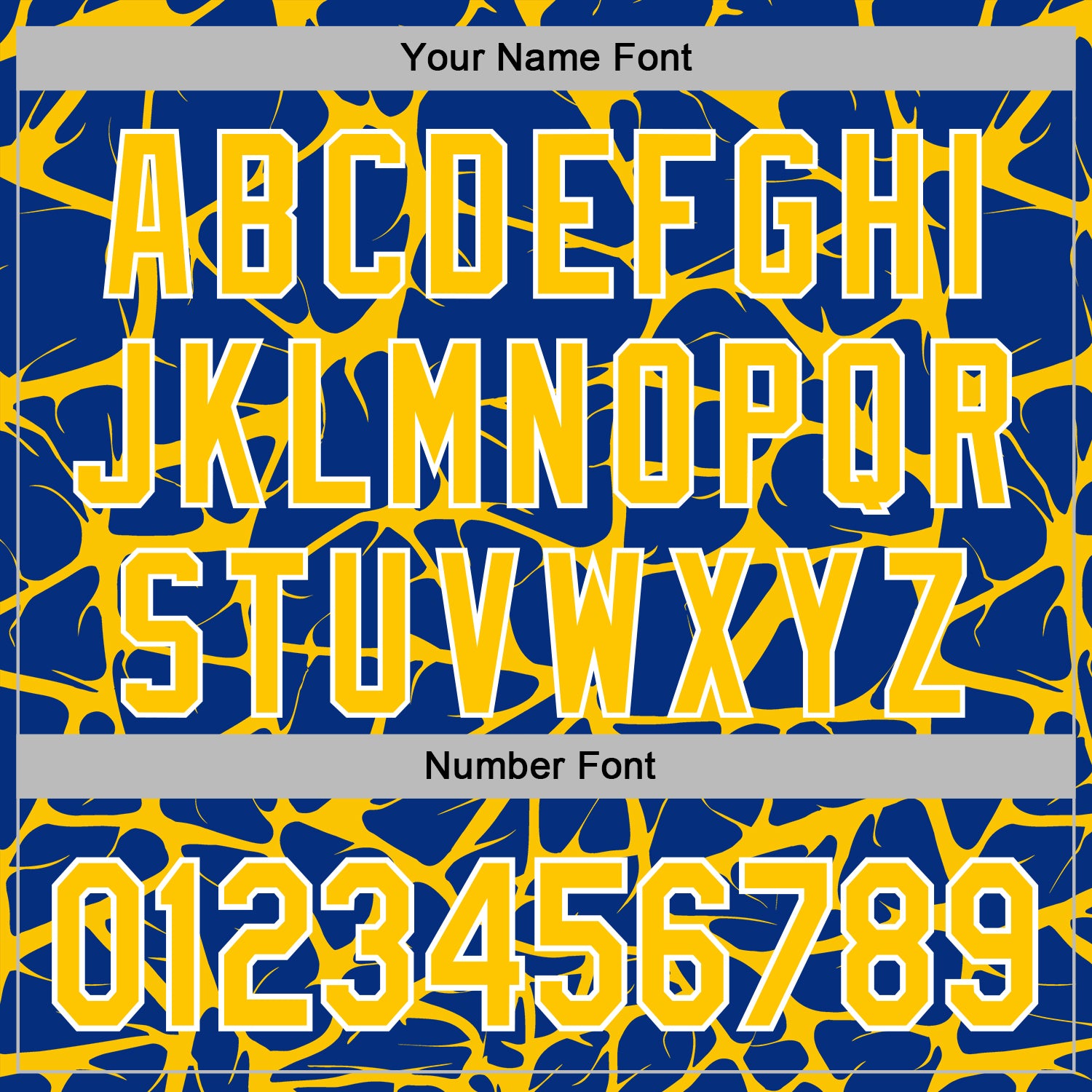 Custom Stitched Royal Yellow-White Abstract Network Pattern Sports Pullover Sweatshirt Hoodie