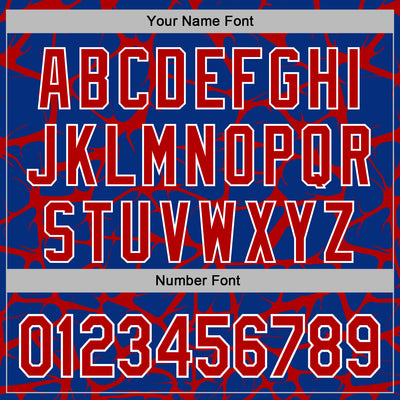 Custom Stitched Royal Red-White Abstract Network Pattern Sports Pullover Sweatshirt Hoodie